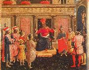 Fra Angelico Saints Cosmas and Damian with their Brothers before Lycias oil painting reproduction